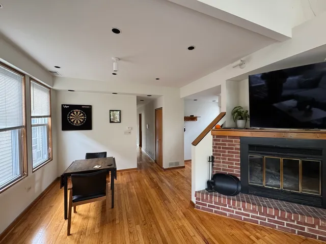 a bathroom with a sink a mirror and a shower