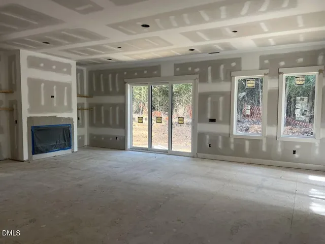 a view of an entryway of a house