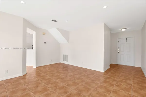 a view of an empty room