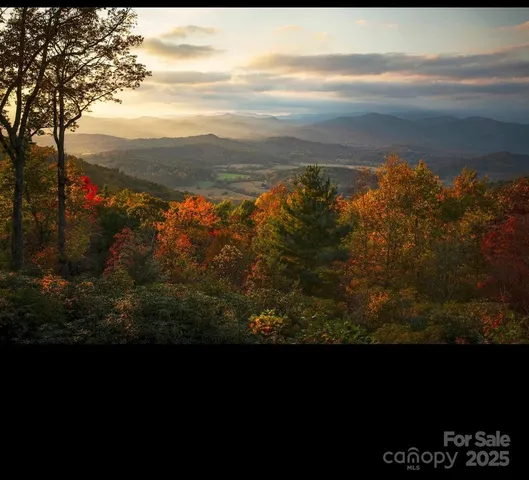 a view of city and mountain
