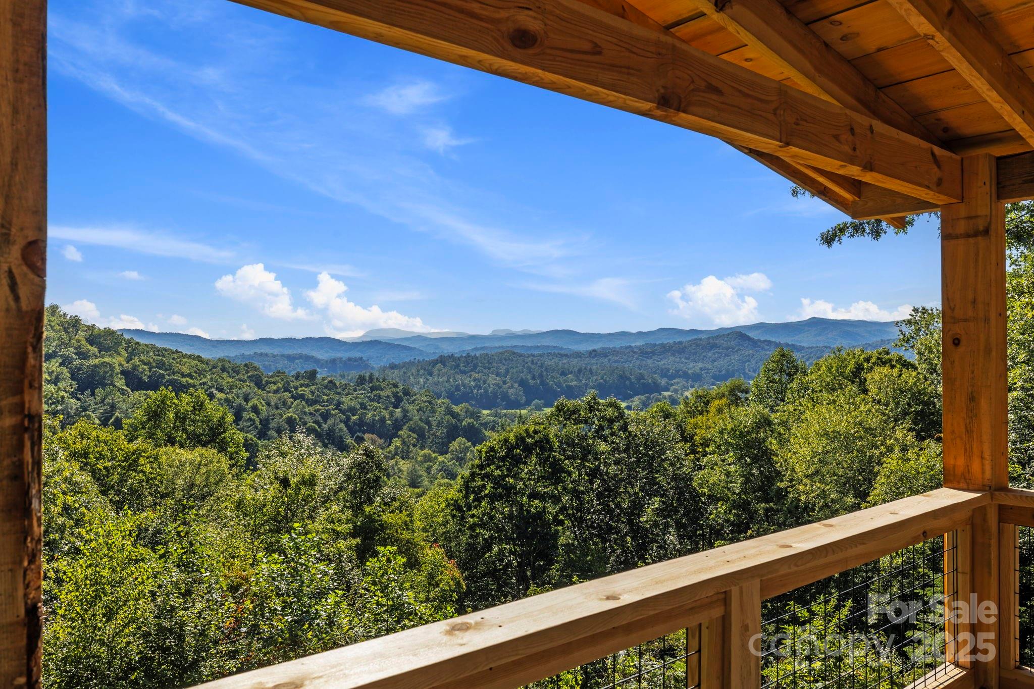 658 Johnson Road Brevard, NC 28712 - Photo 34 of 48 a view of a yard from a balcony