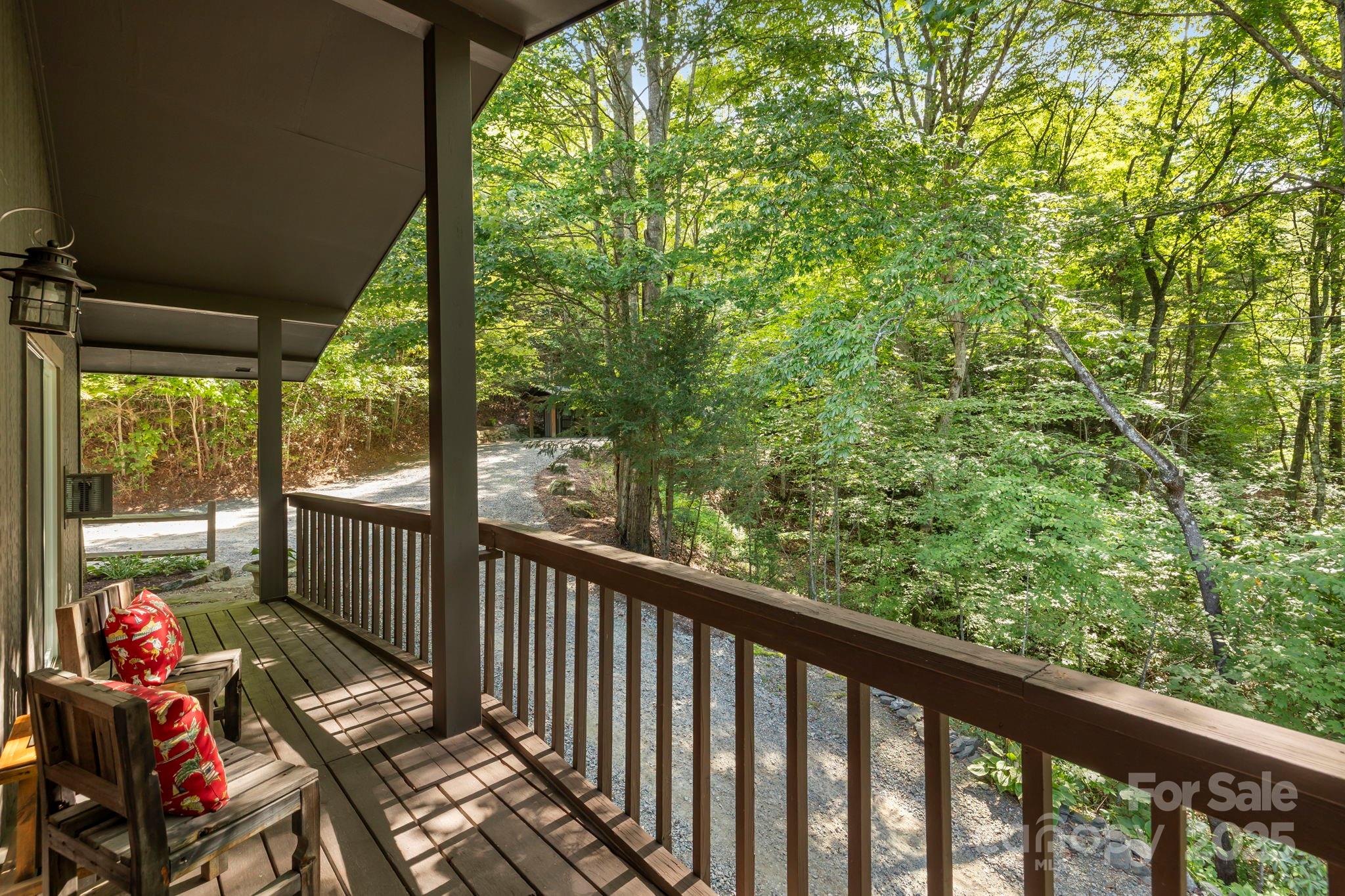 658 Johnson Road Brevard, NC 28712 - Photo 36 of 48 a city view from a balcony
