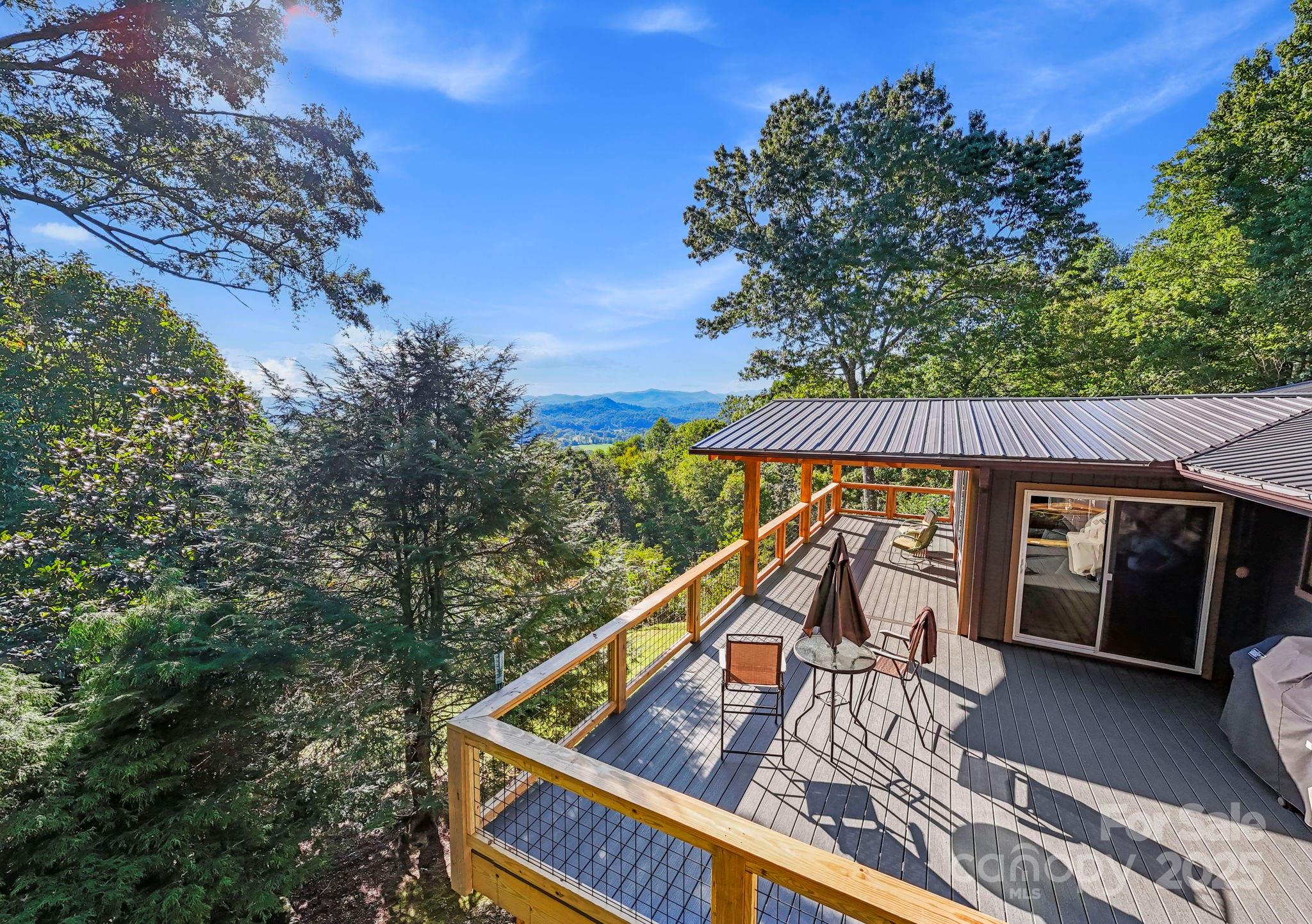 658 Johnson Road Brevard, NC 28712 - Photo 5 of 48 a view of roof deck with seating space