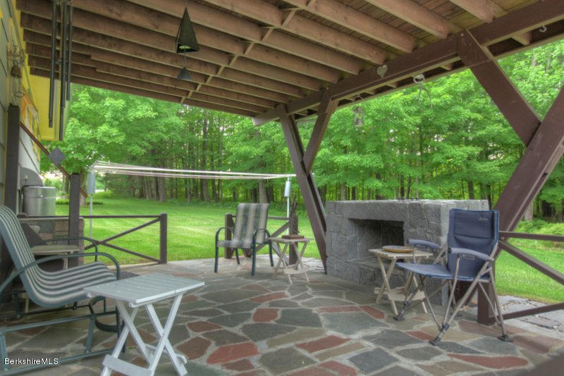 195 Main Road Monterey, MA 01245 - Photo 20 of 30 a garden view with a seating space