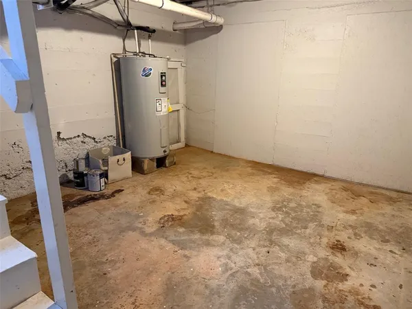 a view of storage and utility room