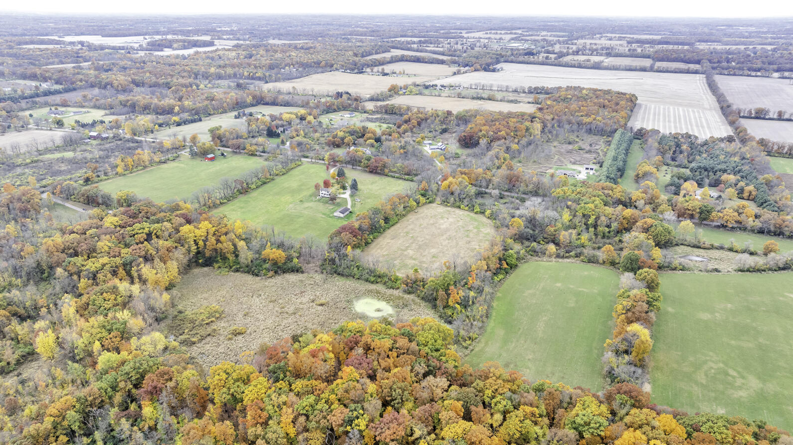 6255 Maple Dale Road Jackson, MI 49201 - Photo 12 of 16 Mapledale Jackson MI (VL - Aerial) -6