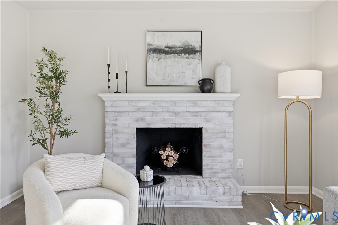 4400 Treely Road Chester, VA 23831 - Photo 11 of 34 a living room with furniture and a fireplace