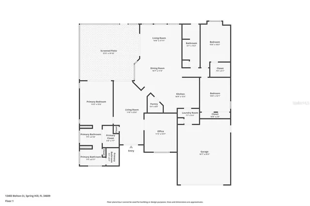$319,900 | 13403 Bolton Court, Spring Hill, FL 34609