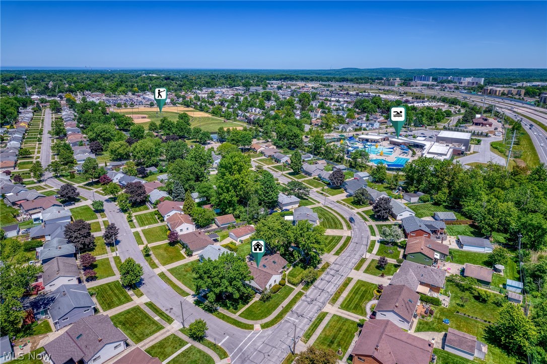 1759 Chelmsford Road Mayfield Heights, OH 44124 - Photo 32 of 39 Look how close the aquatics center and city park areas are to the home. Take advantage of this community gem!