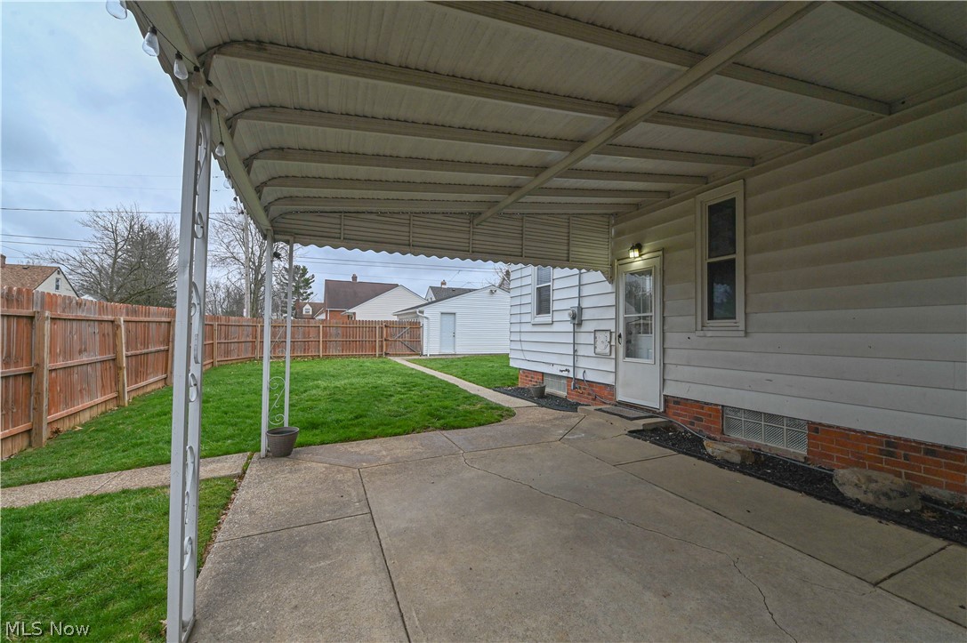 8301 Ackley Road Parma, OH 44129 - Photo 41 of 47 View of patio