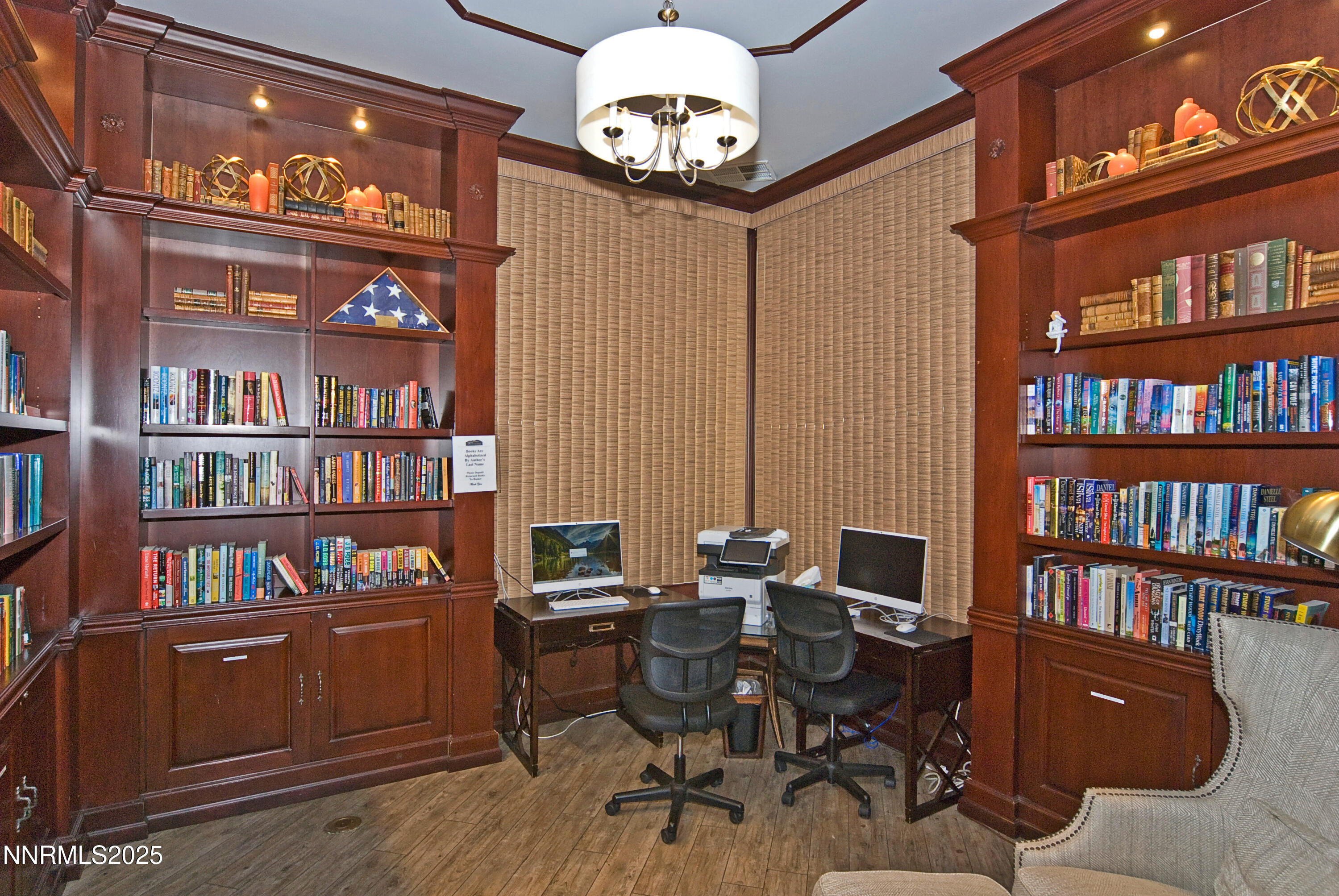 900 South Meadows Parkway, Unit 3522 Reno, NV 89521 - Photo 15 of 24 a view of a workspace with furniture bookshelf and a window
