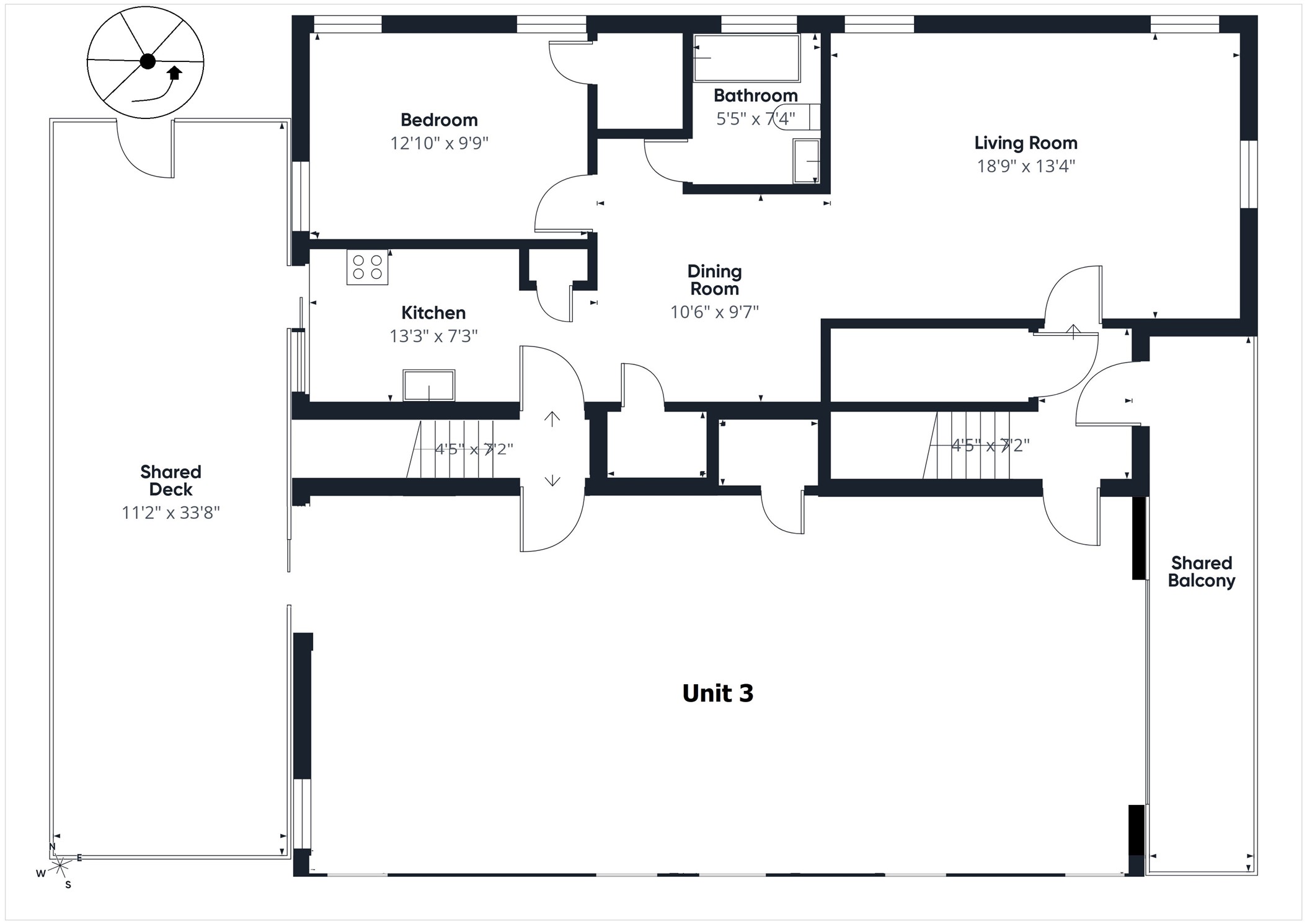 5110 Academy Street, Unit 4 Houston, TX 77005 - Photo 22 of 22 Great Floorplan. Check Out the Virtual Tour