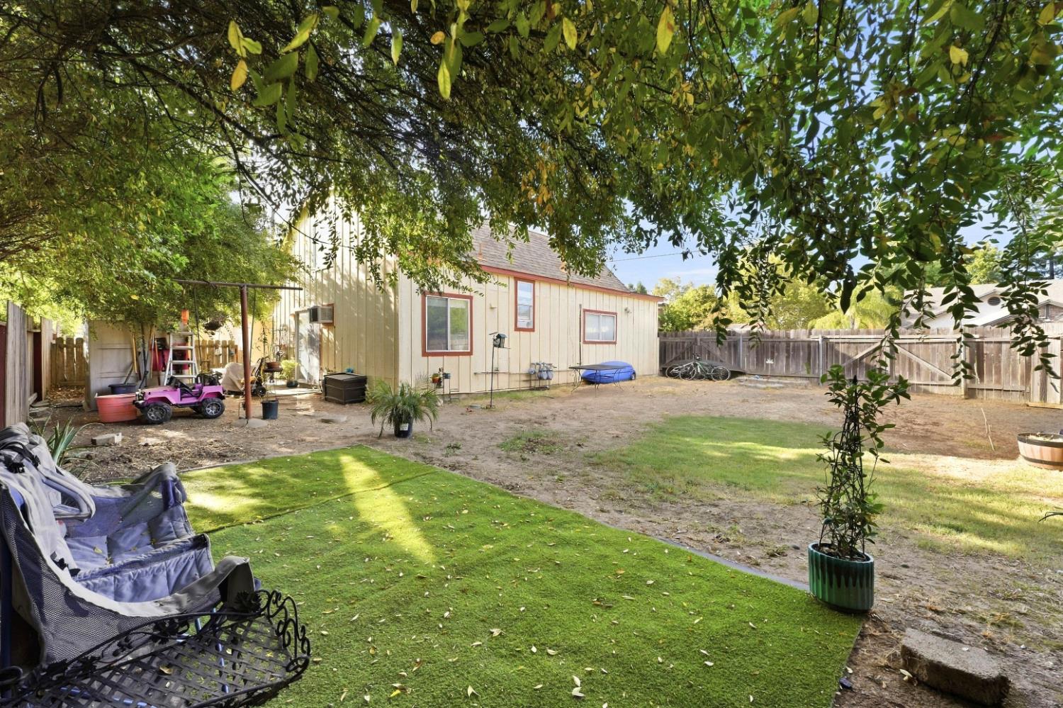 2160 Gunn Road Carmichael, CA 95608 - Photo 35 of 42 Backyard for Unit B with RV parking and fenced access.