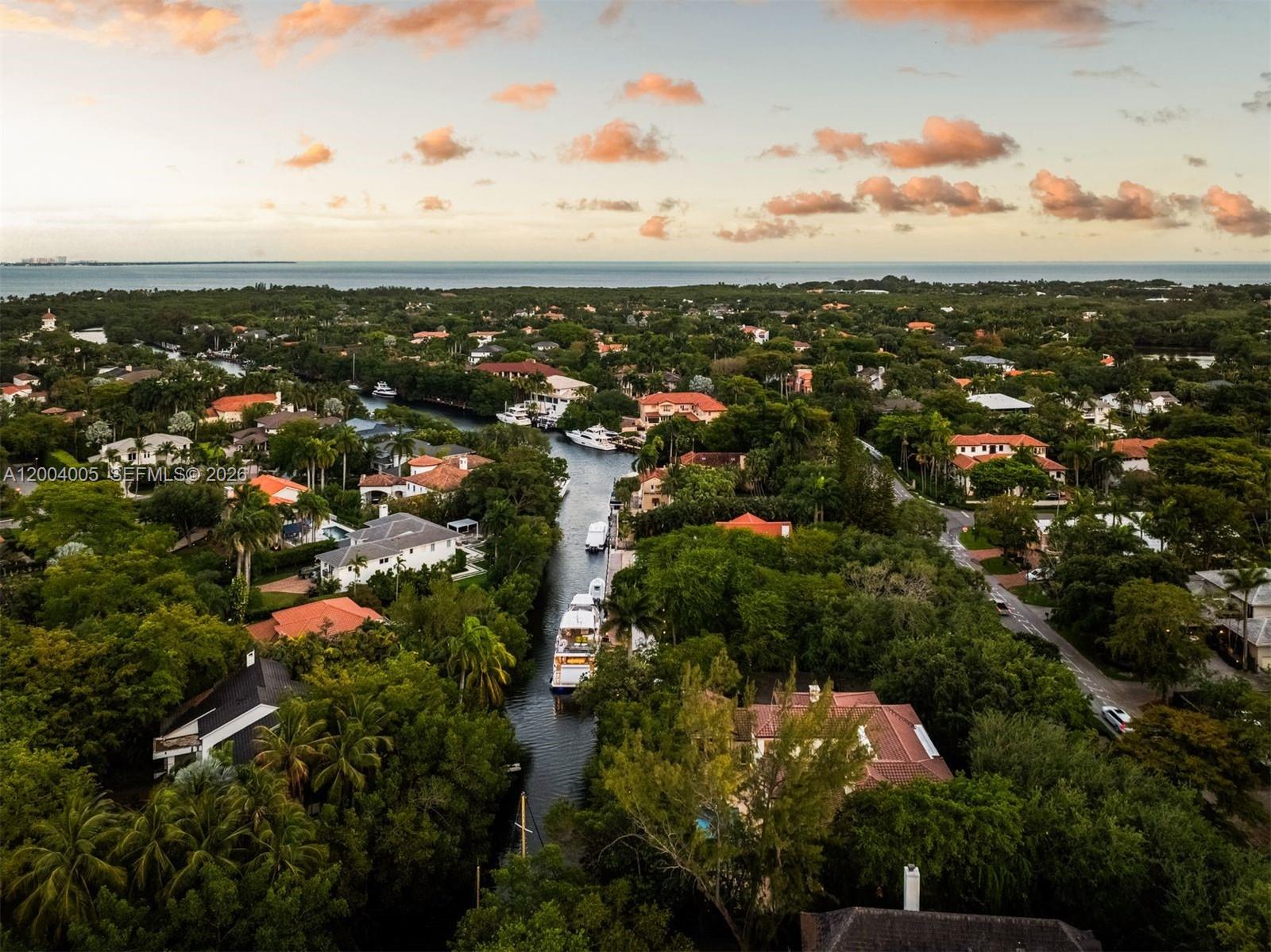 255 Cocoplum Road Coral Gables, FL 33143 - Photo 29 of 29 an aerial view of a city with lots of residential buildings