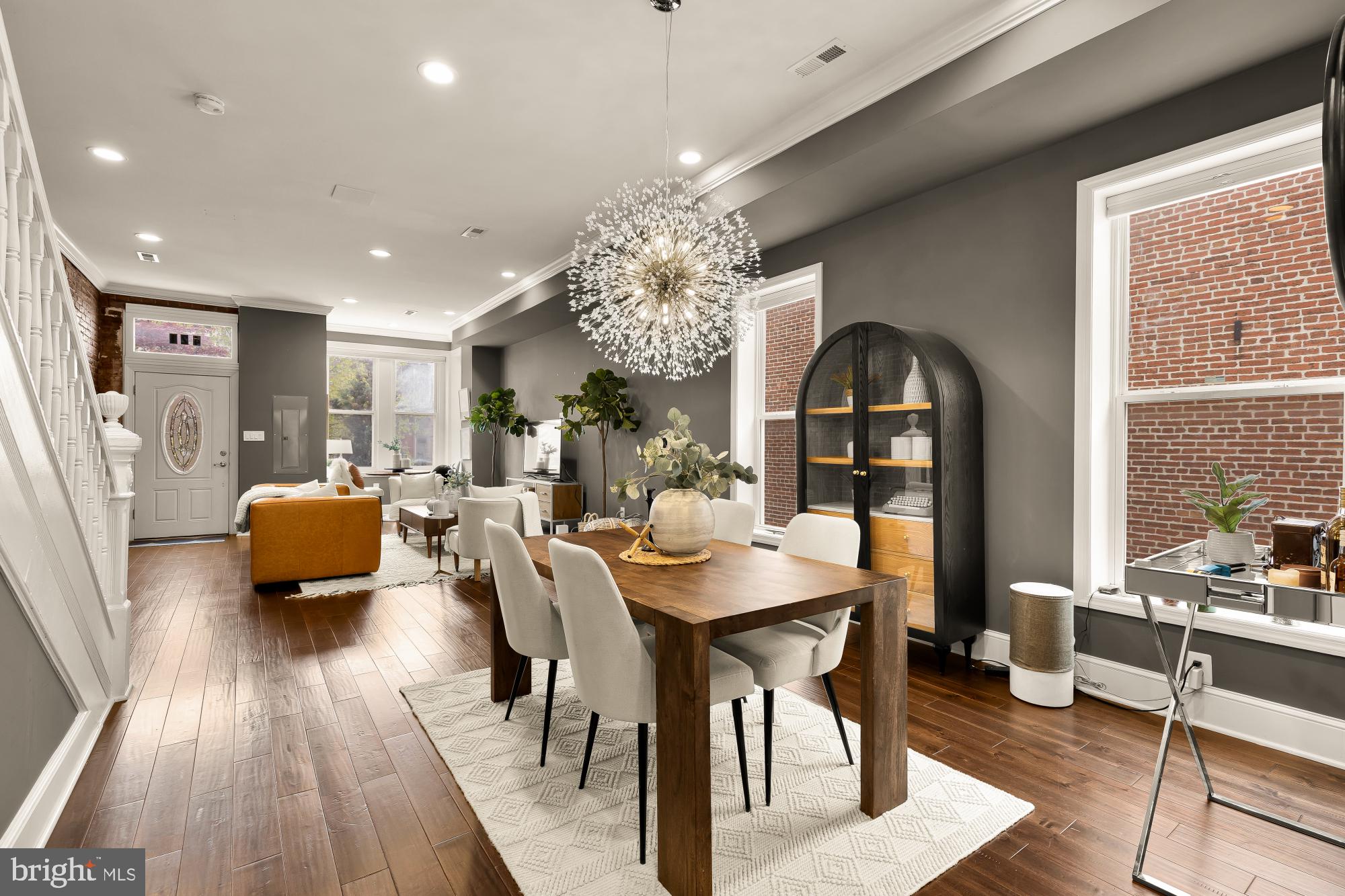 421 10th Street Northeast Washington, DC 20002 - Photo 14 of 61 a view of a dining room with furniture and wooden floor