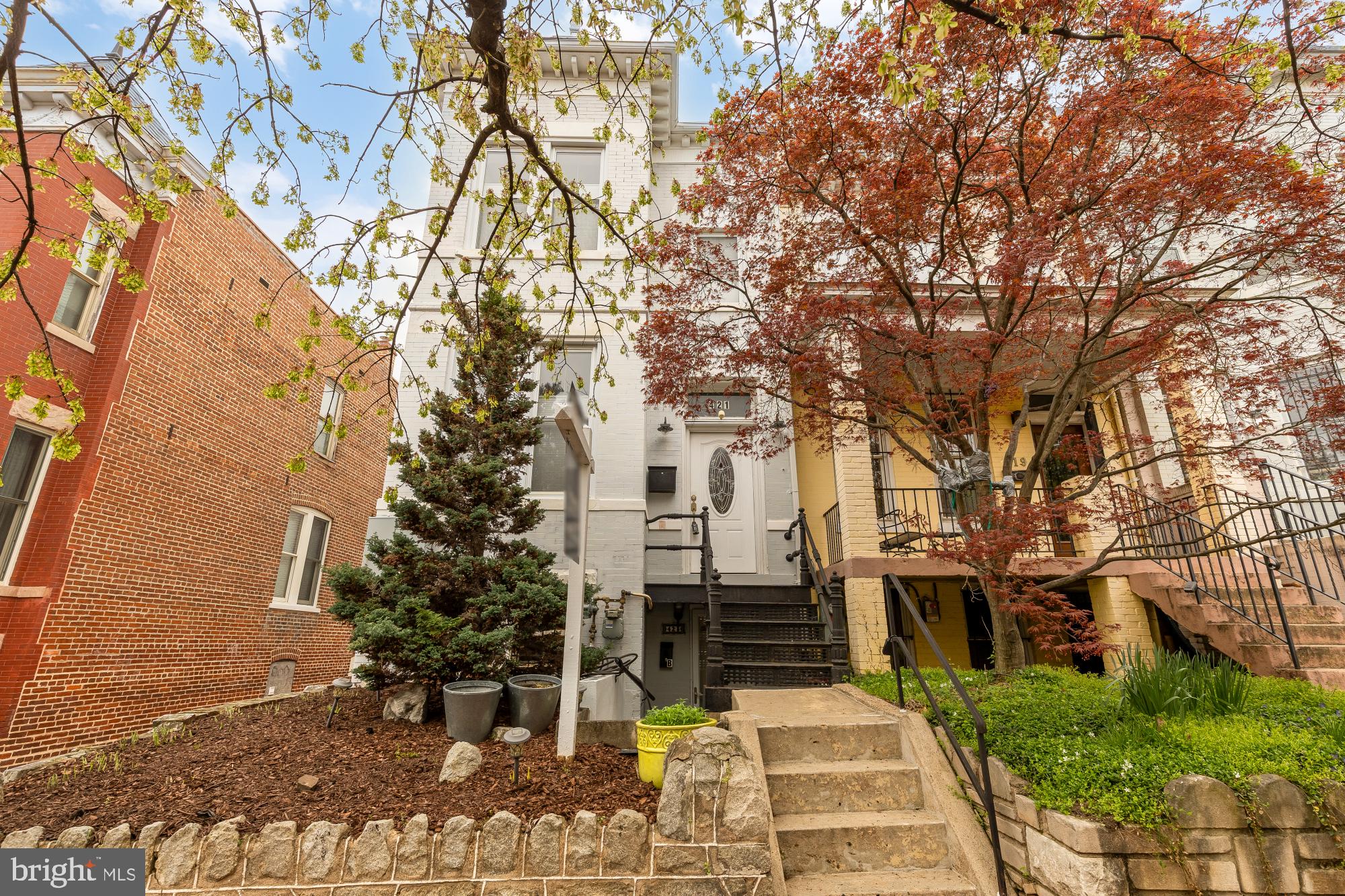 421 10th Street Northeast Washington, DC 20002 - Photo 3 of 61 a view of a street with plants and trees