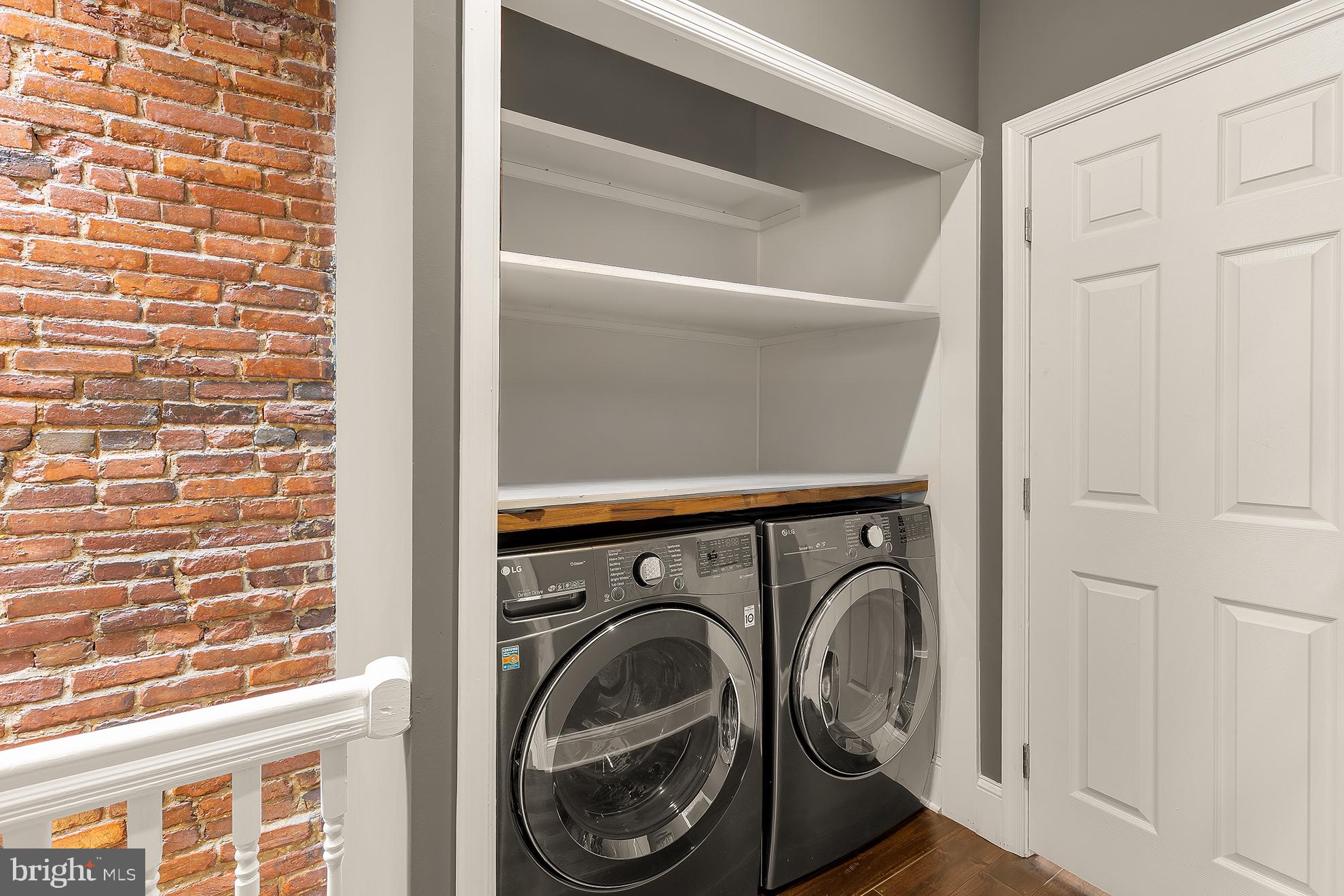 421 10th Street Northeast Washington, DC 20002 - Photo 34 of 61 a utility room with dryer and washer