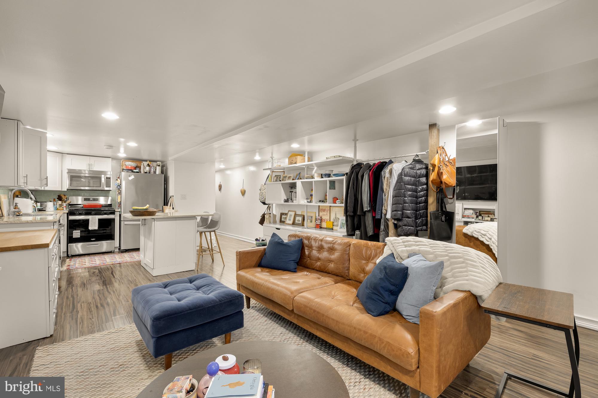 421 10th Street Northeast Washington, DC 20002 - Photo 44 of 61 a living room with furniture and kitchen view