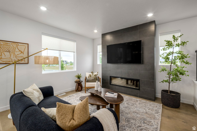 267 Fushion Lane Draper, UT 84020 - Photo 5 of 26 Open-concept living space that feels bright, fresh, and instantly welcoming. *Model Home Photo