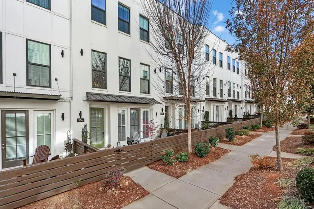 a view of a building with a street