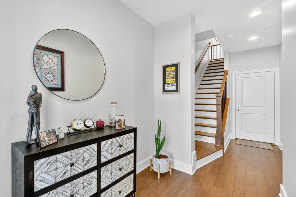 304 Liberty Way Woodstock, GA 30188 - Photo 4 of 42 workspace with wooden floor