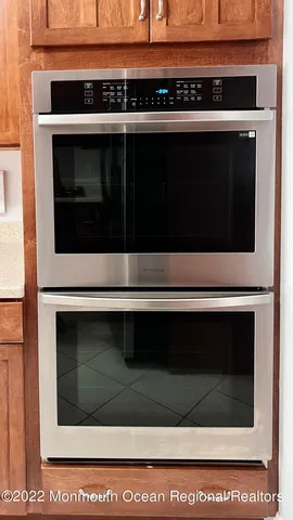 a close view of fireplace