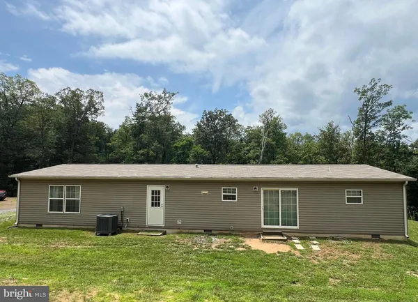 a backyard of a house