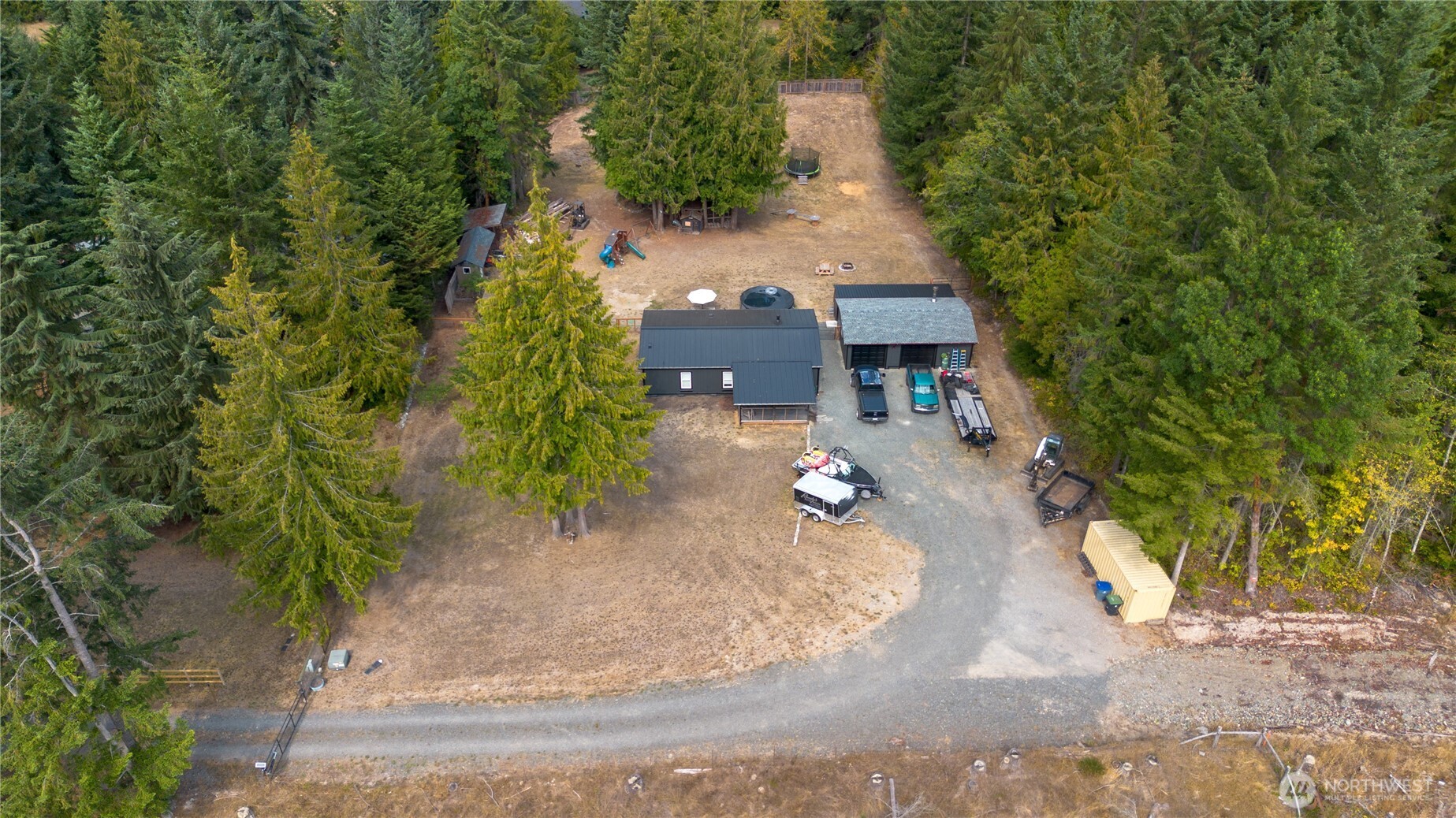 693 John Jacobs Road Port Angeles, WA 98362 - Photo 30 of 30 an aerial view of a house