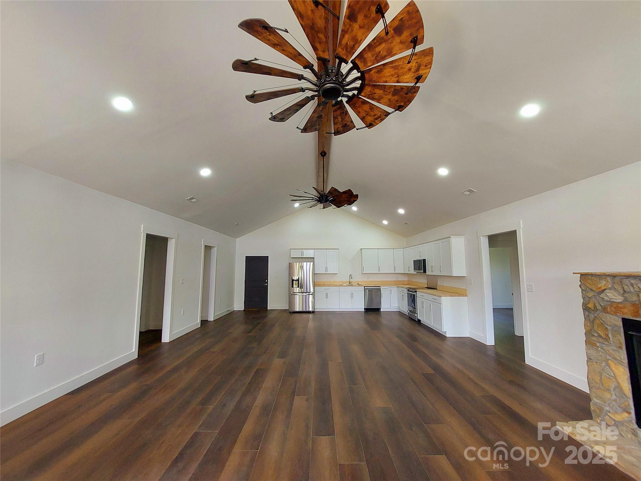 401 Constant Lane Columbus, NC 28722 - Photo 11 of 24 a view of empty room with wooden floor