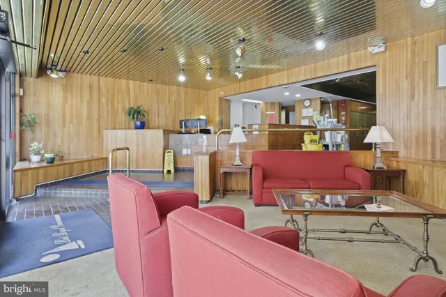 a living room filled with furniture