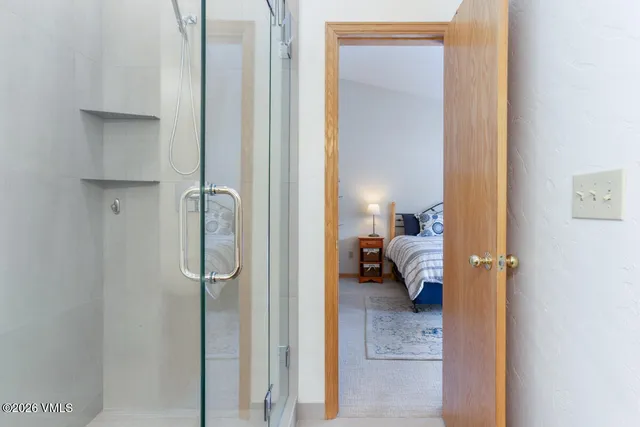 a en suite bathroom with a sink