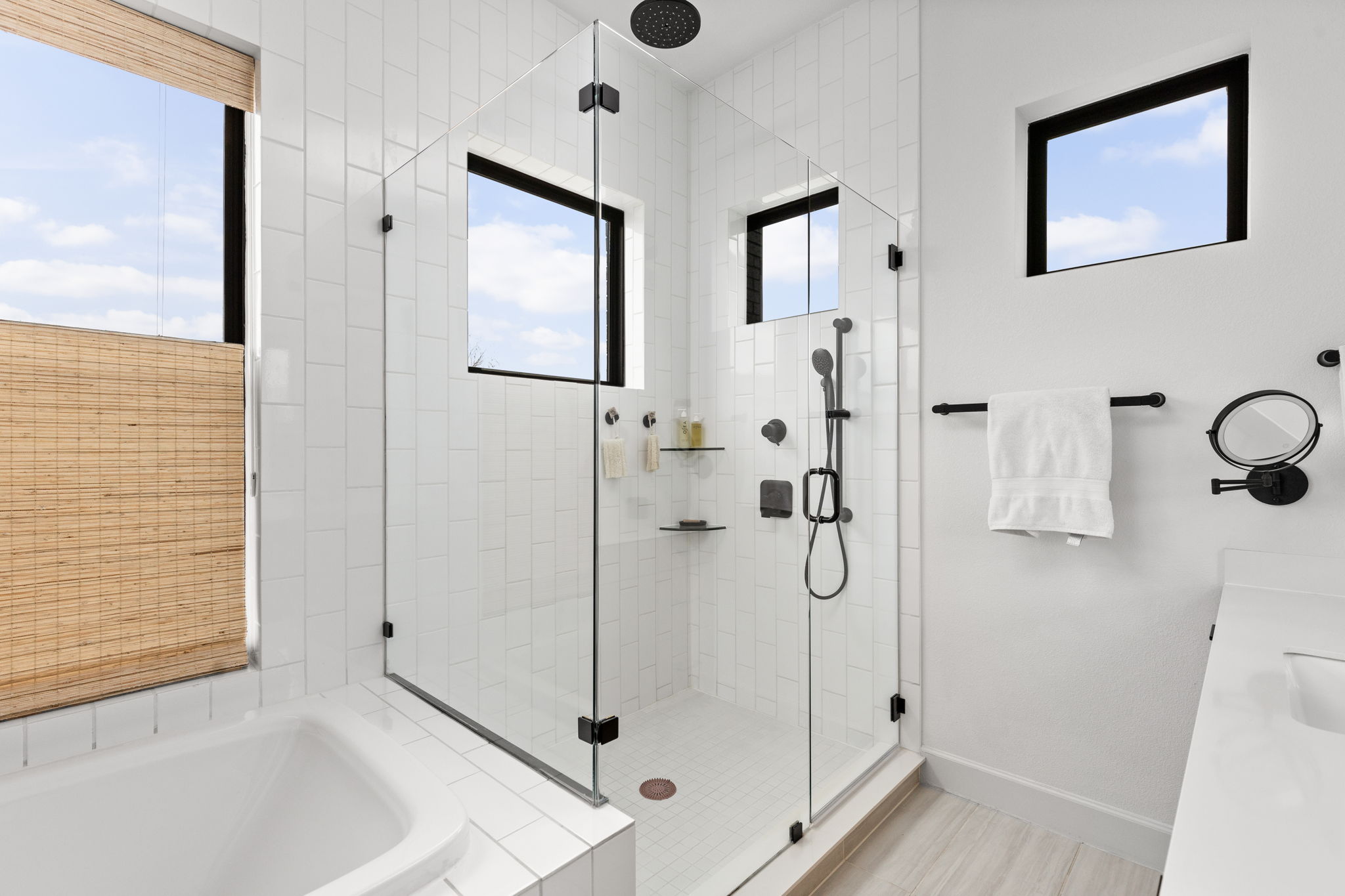 4710 Eberly Street Austin, TX 78723 - Photo 23 of 36 a bathroom with a shower