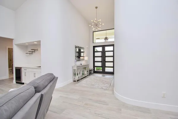 a view of livingroom with furniture and window