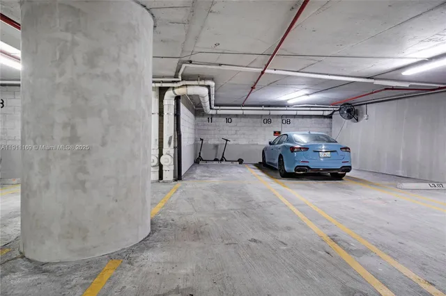 a view of a city with tall buildings