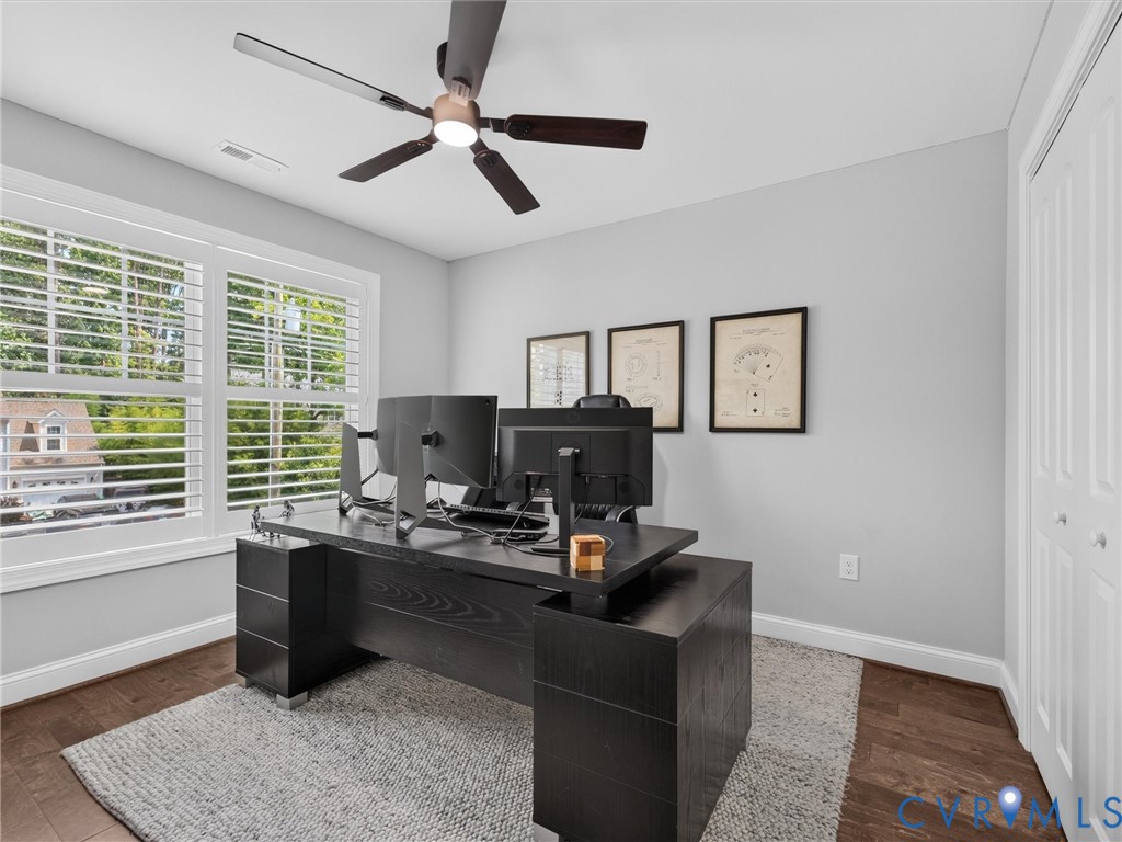 9011 Midway Road Henrico, VA 23229 - Photo 38 of 65 Bright room featuring plantation shutters, wood-fi