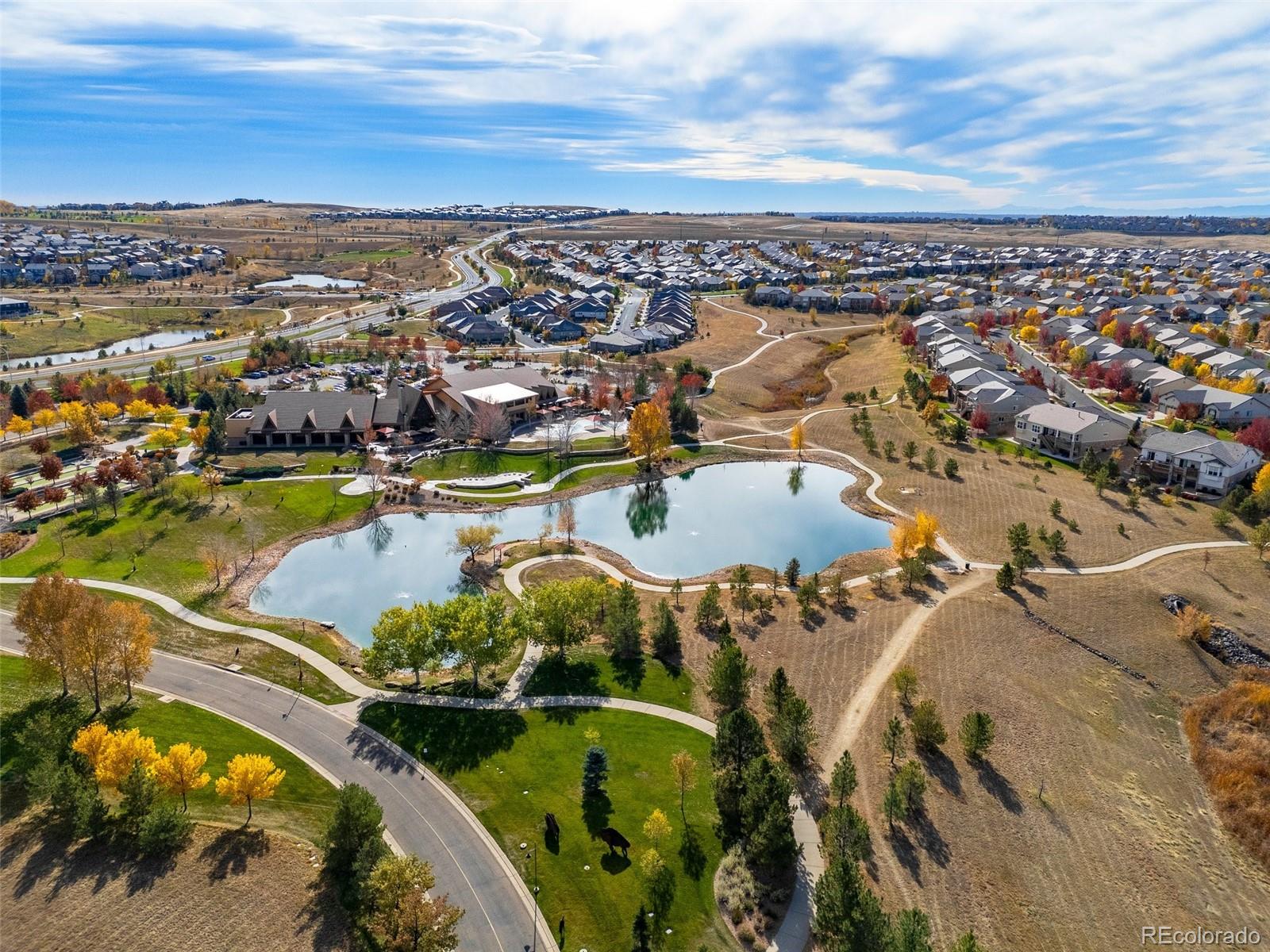 15965 Redcloud Way Broomfield, CO 80023 - Photo 48 of 49 an aerial view of residential houses with outdoor space