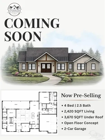$849,000 | 3571 Maple Branch Lane, Milton, FL 32571