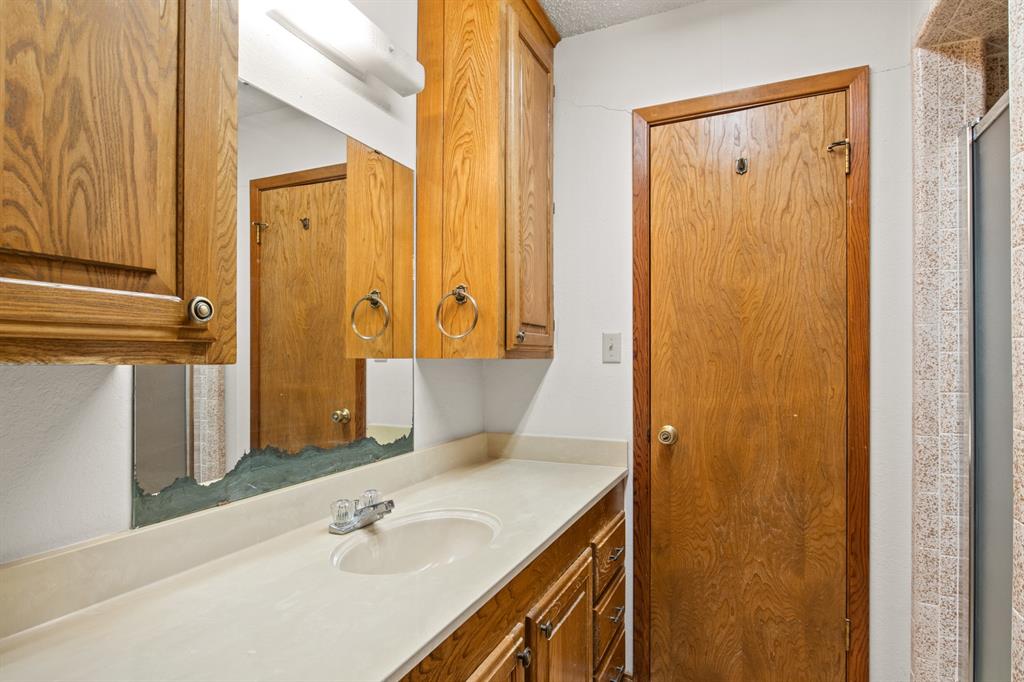 7777 Farm To Market 1001 Cookville, TX 75558 - Photo 19 of 30 a bathroom with a sink and a mirror