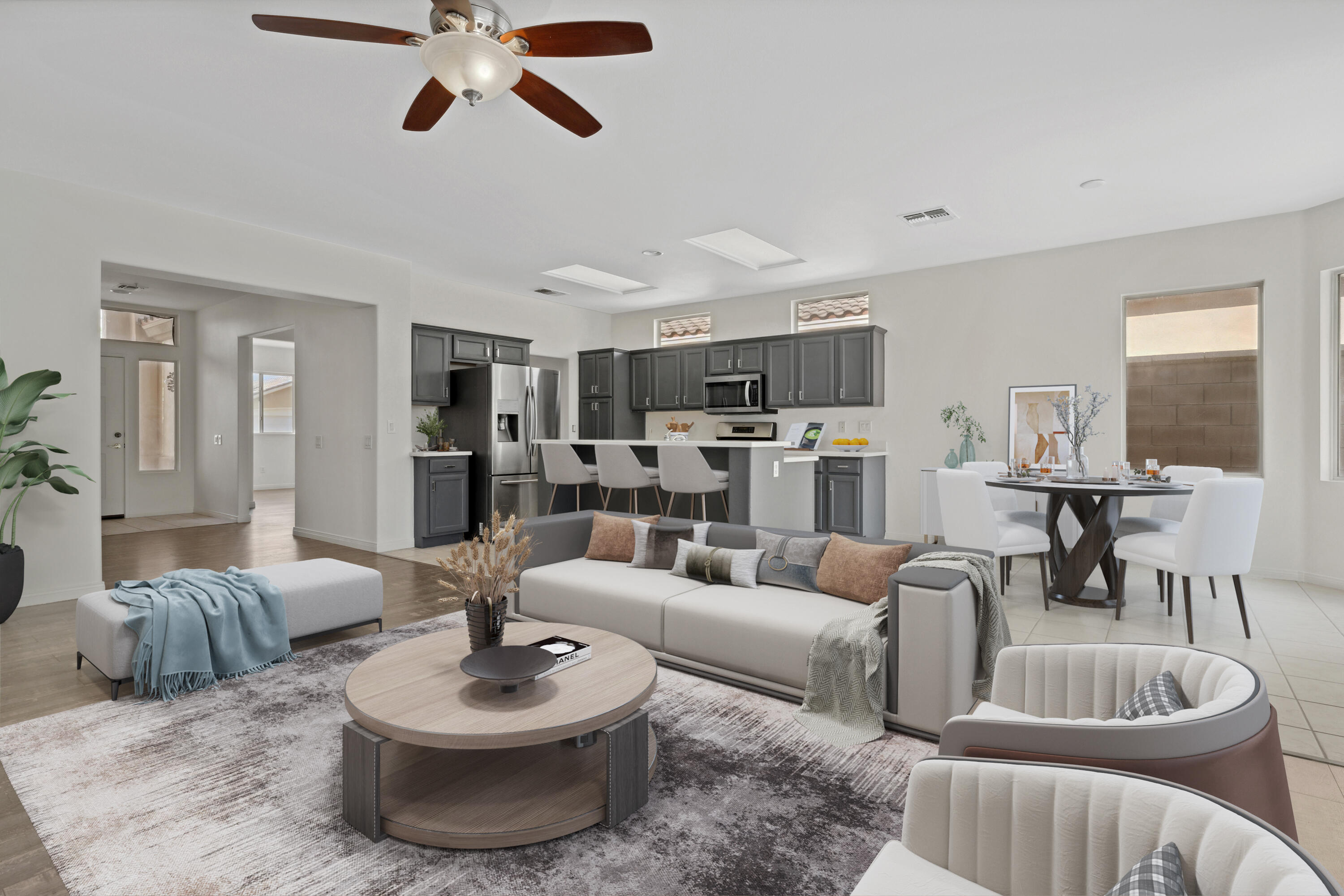 78640 Rainswept Way Palm Desert, CA 92211 - Photo 19 of 37 a living room with furniture and a large window
