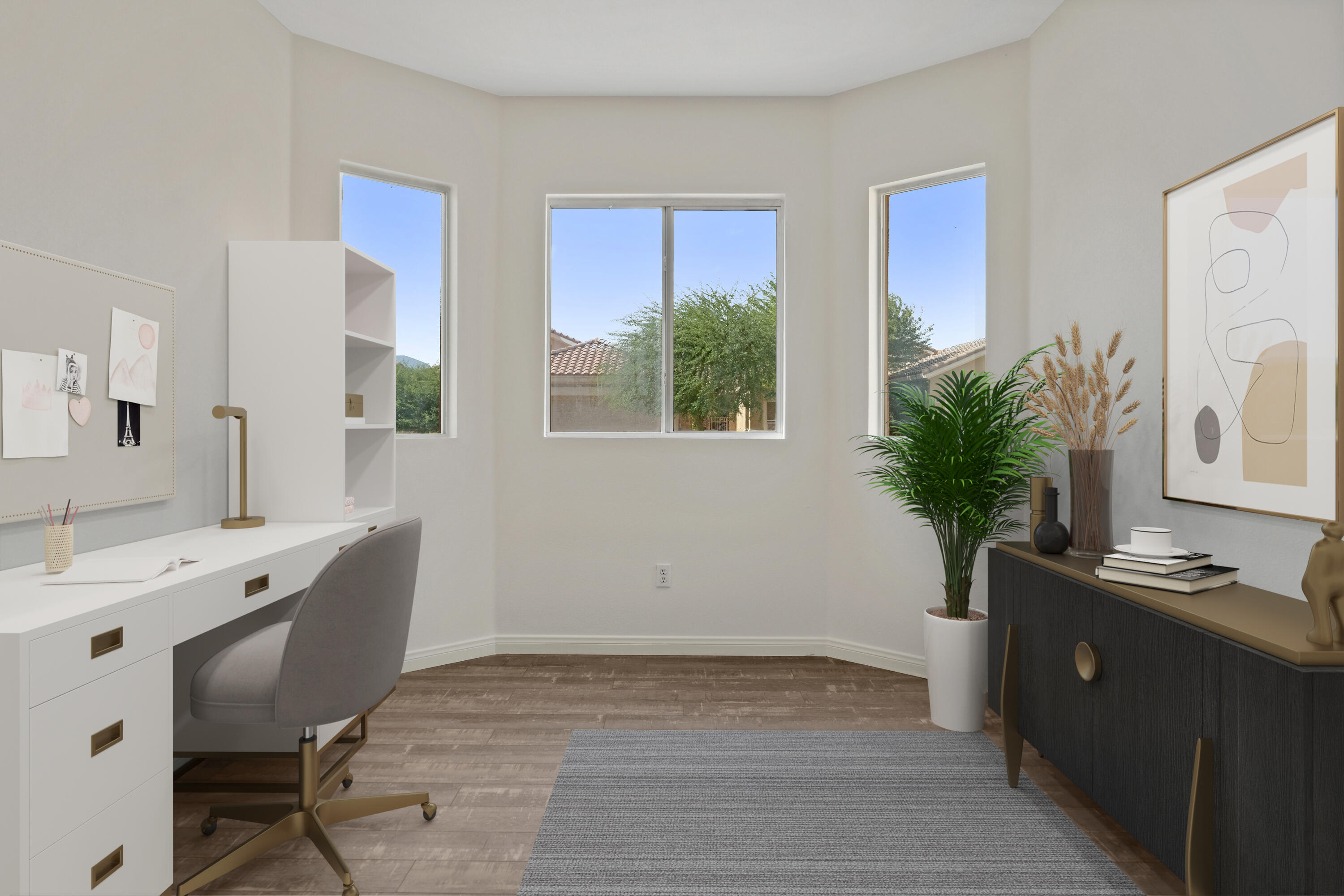 78640 Rainswept Way Palm Desert, CA 92211 - Photo 27 of 37 a workspace with furniture and window