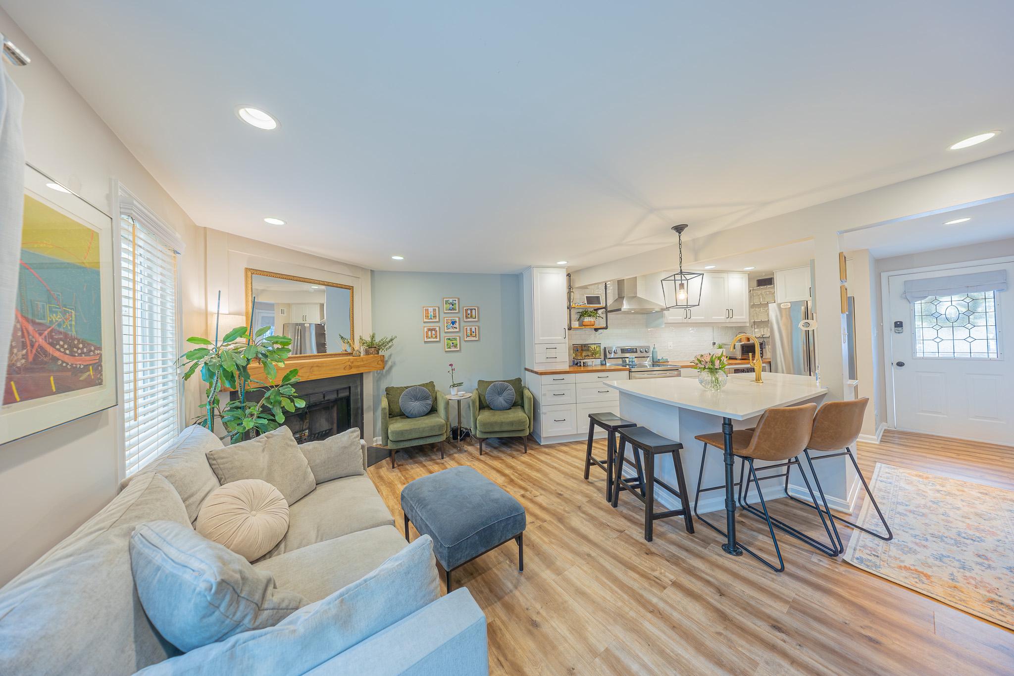 11287 Silentwood Lane Reston, VA 20191 - Photo 13 of 21 Unique renovation opens the space yet is cozy