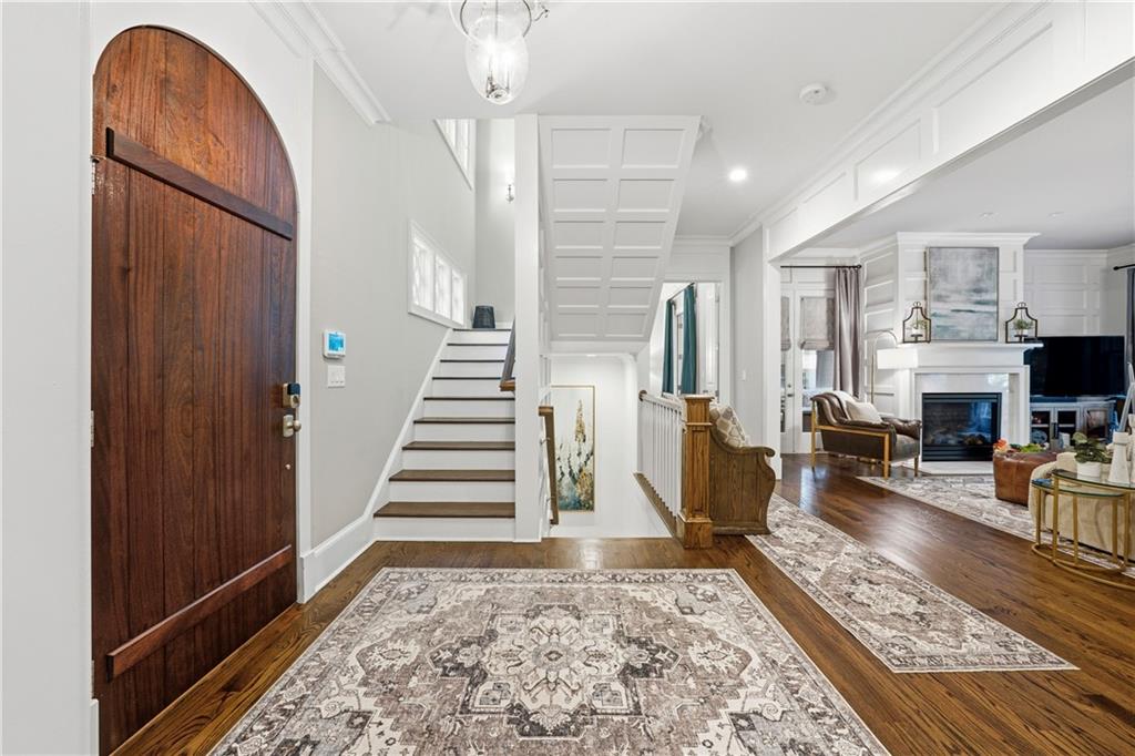 1295 Cumberland Road Northeast Atlanta, GA 30306 - Photo 14 of 71 a view of a livingroom with furniture and staircase