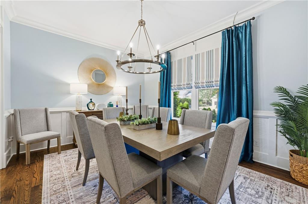 1295 Cumberland Road Northeast Atlanta, GA 30306 - Photo 10 of 71 a view of a dining room with furniture window and wooden floor