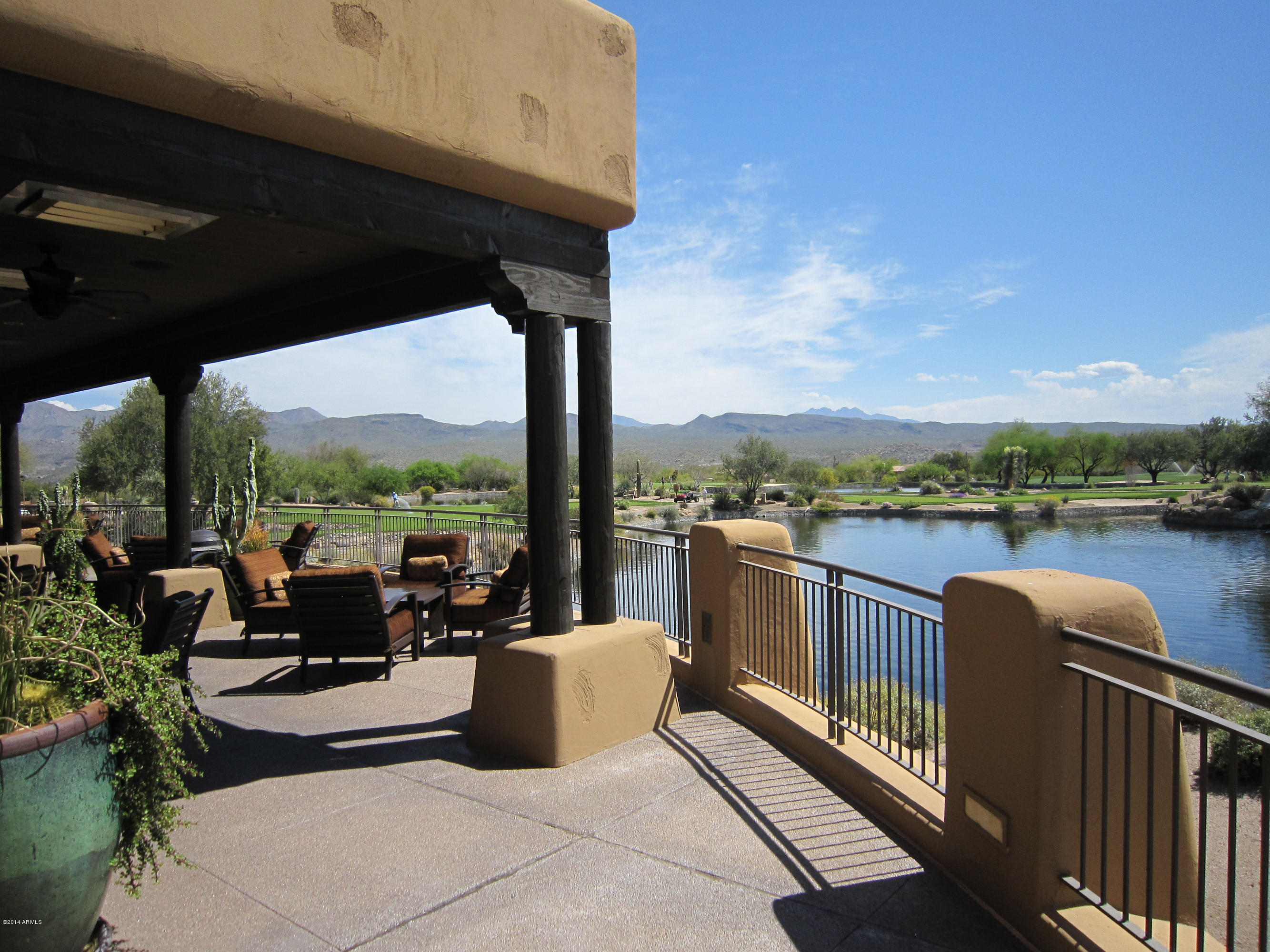 26607 North Palo Fiero Road, Unit 130 Rio Verde, AZ 85263 - Photo 3 of 12 View from Clubhouse patio
