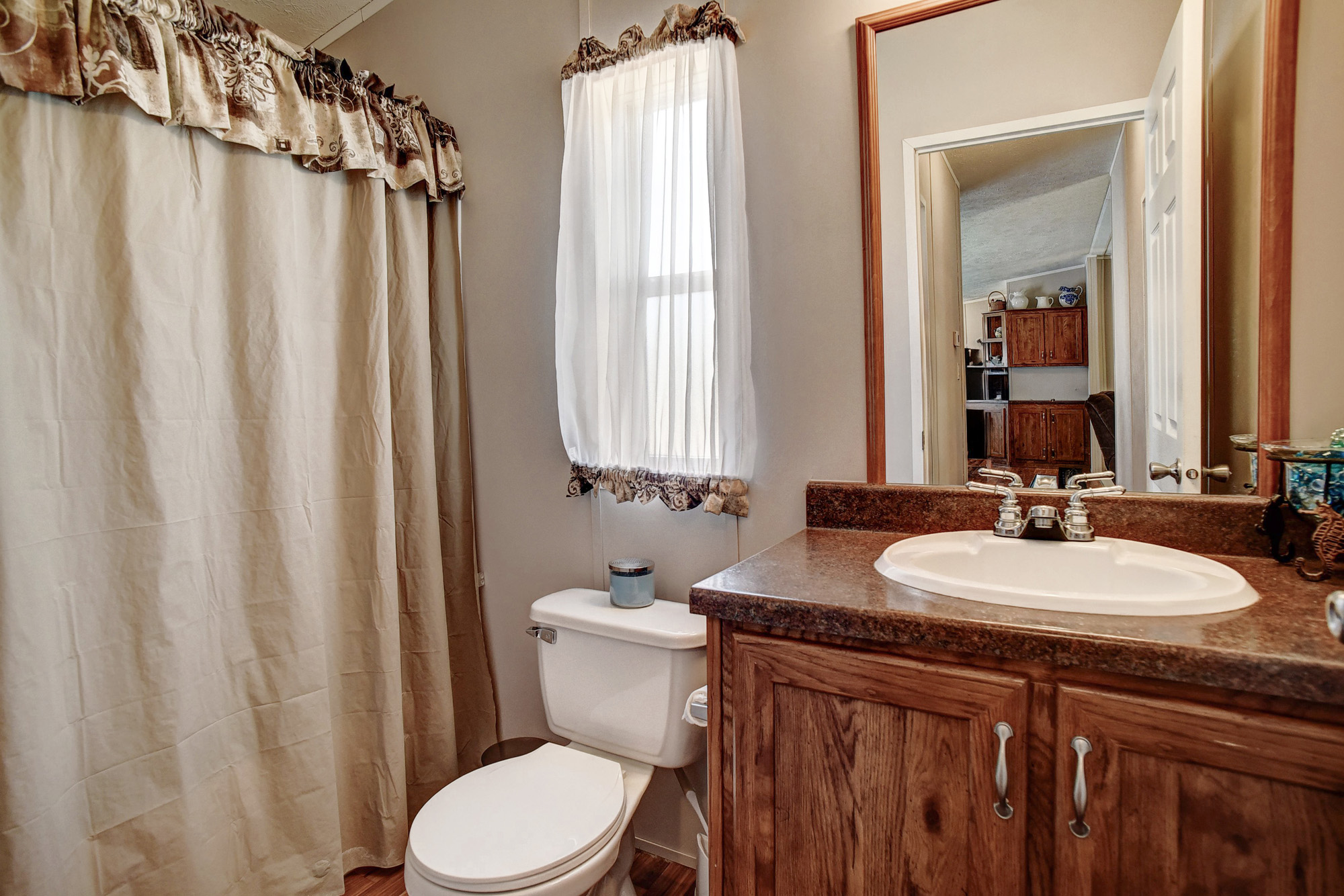 4495 Taylorsville Road Red Rock, TX 78662 - Photo 26 of 40 Even the guest bath has a great vibe to help you make the most of your day!