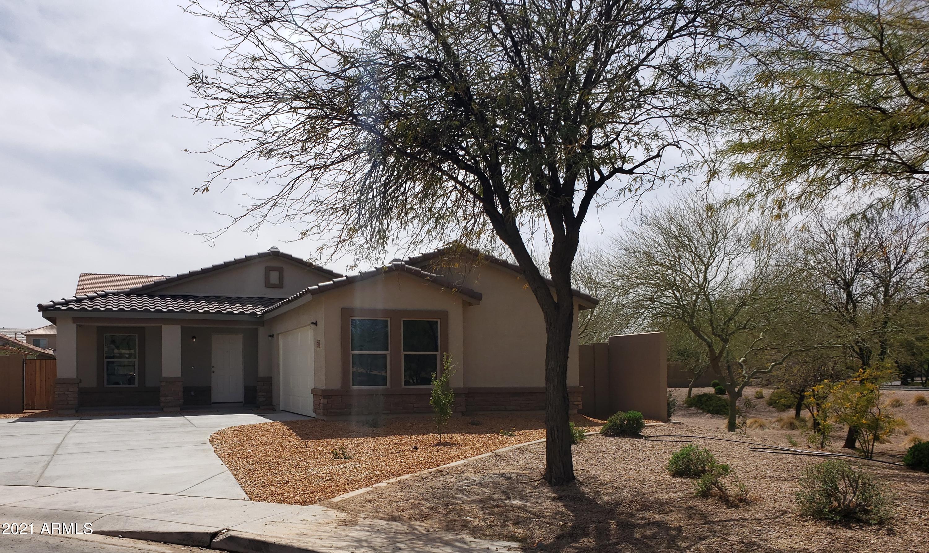 45209 West Sandhill Road Maricopa, AZ 85139 - Photo 1 of 1 Front of House (Cul-de-sac)