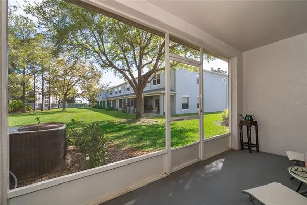 a view of a yard in front of house
