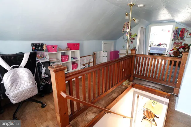 a view of a livingroom with furniture and window