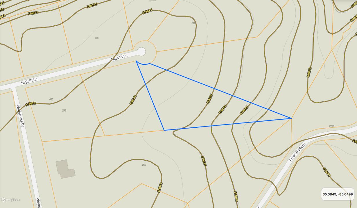 0 High Point Lane, Unit LOT 79 Jasper, TN 37347 - Photo 9 of 17 ContourMap_Lot79HighPointLane