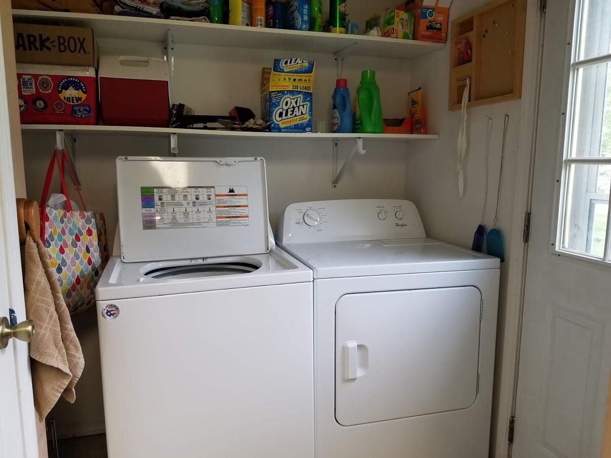 467 Ridge Road Lancing, TN 37770 - Photo 25 of 40 a utility room with dryer and washer